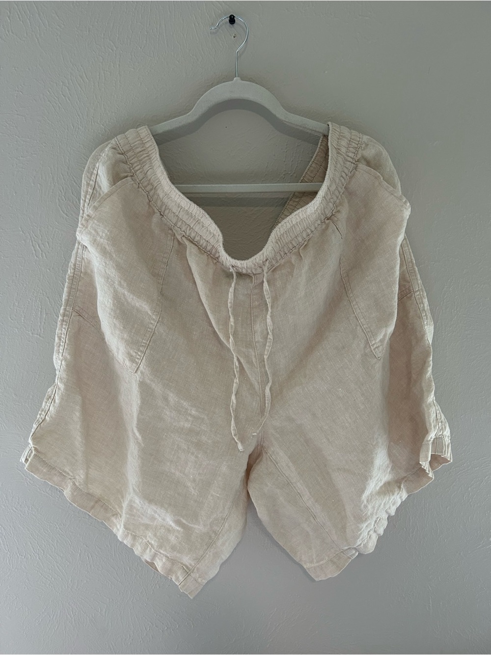 100% Linen Lands End Shorts